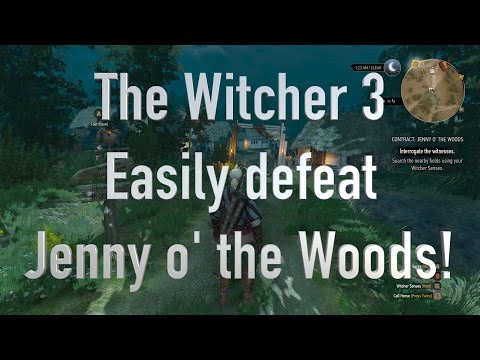 Видео: The Witcher 3 - Jenny O 'the Woods: как да убием нощника