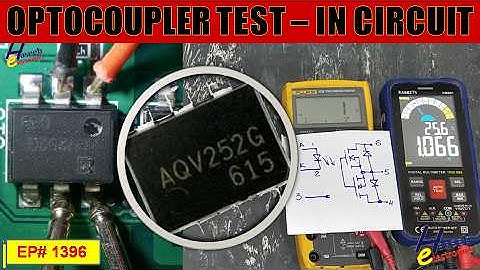 {1396} How to Test Optocoupler in Circuit Using Digital Multimeter | AQV252G Optocoupler Explained