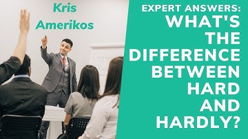 Hard vs. Hardly. Free English online lesson