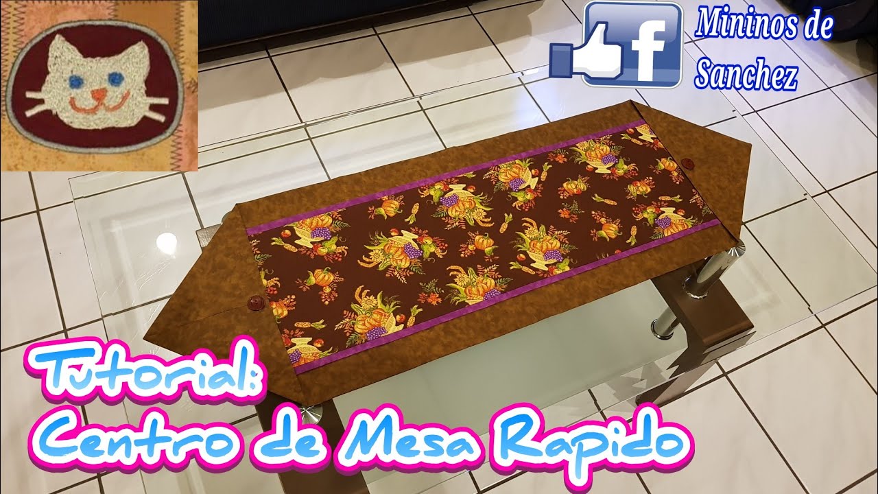 COMO HACER CAMINOS DE MESA MODERNOS Y RAPIDOS 🥰CENTROS DE MESA