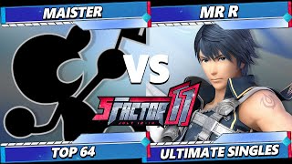 S Factor 11 - Maister (Game & Watch) Vs. Mr. R (Chrom) Smash Ultimate - SSBU