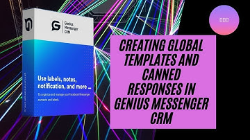 👉🏻💥Facebook Messenger CRM Global Templates and Canned Responses