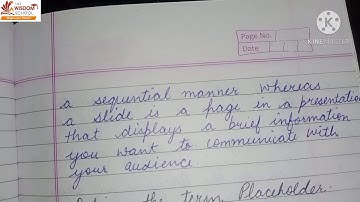 Grade 5/ Computer/ Ch 5 Microsoft PowerPoint 2010 Revision /21 Dec