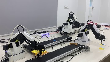 Industry 4.0: Mini Assembly Line (Part 1/2) - Sensors & Jigs with Dobot robot arm & Blockly code