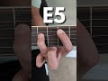 Guitar lessons for beginners (E5 power chord) #guitar #chord