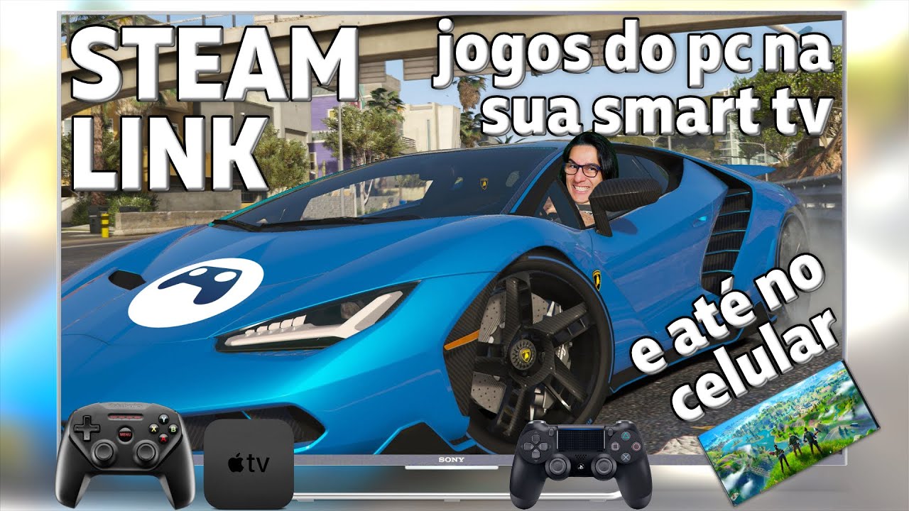 Como Jogar os seus Jogos da STEAM no seu CELULAR - Steam Link 2019 