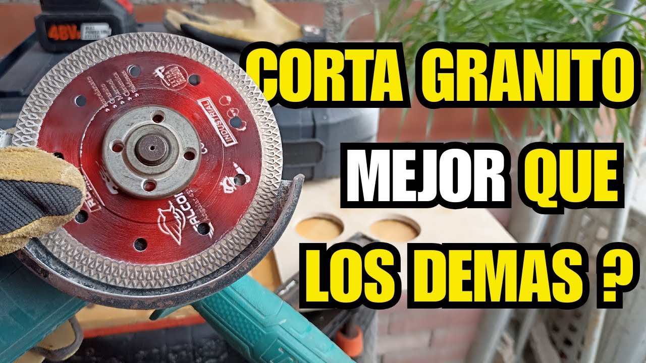 ¡El mejor disco para cortar granito y porcelanato sin astillar! 🔥