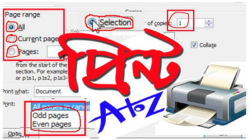How to Print in word Bangla Tutorial -02 | প্রিন্ট দেয়ার সঠিক নিয়ম | ms Word Bnagla Tutorial