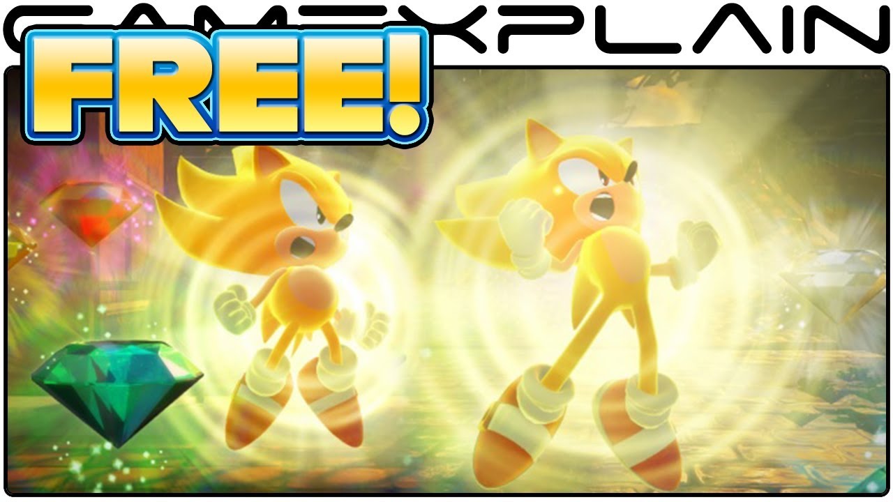 Super Sonic DLC In Sonic Forces Is Now Free Forever YouTube
