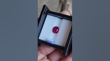 Natural Ruby/Yaqoot - {Origin Afghanistan "Kabul"} - Weight 3.02 Caret​​​