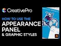 Illustrator how to use the appearance panel and graphic styles tutorial