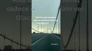 Asla Bir Şeyi Zorlama