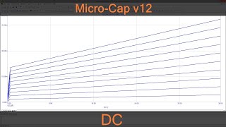 картинка: Micro-Cap | Анализ по постоянному току | DC | ВАХ биполярного транзистора