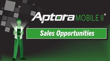 How to Create Sales Opportunities in Aptora Mobile II