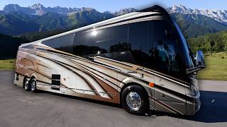 New Body Style Prevost Liberty Coach #906  The First New Double Slide We've Seen!