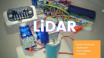 LiDAR | 3D Room Scanner using ARDUINO & VL53L0X | With Bluetooth and LCD Screen #vl53l0x