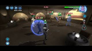 [3v3] Iden/Death/Range (5% stacking offence) vs. CLS/Chewpio/C-3PO (L9 Chewpio): 57 banners