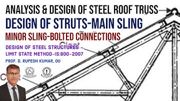 DSS46|DesignofSteelStructure|Analysis&DesignOfSteelRoofTruss|DesignOfAngleStruts-MainSlingMinorSling