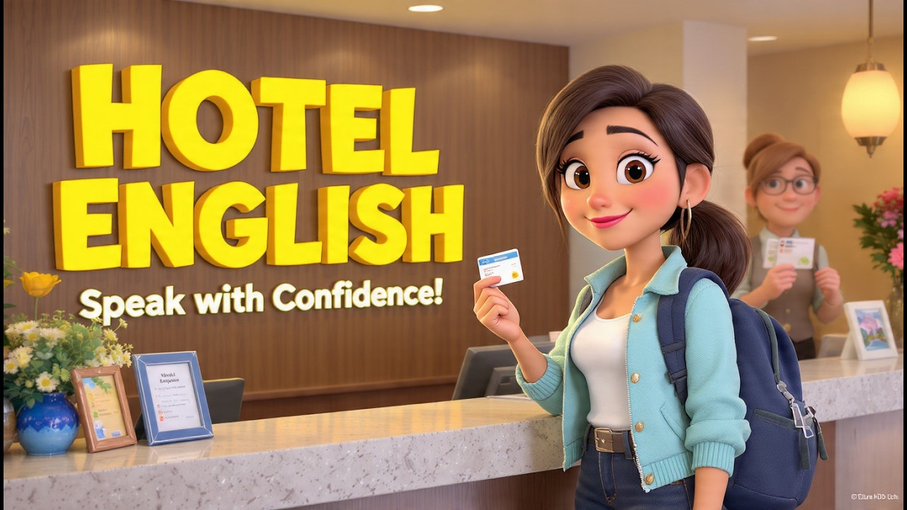 Hotel Conversation in English 🏨 | Daily English Speaking Practice for Beginners