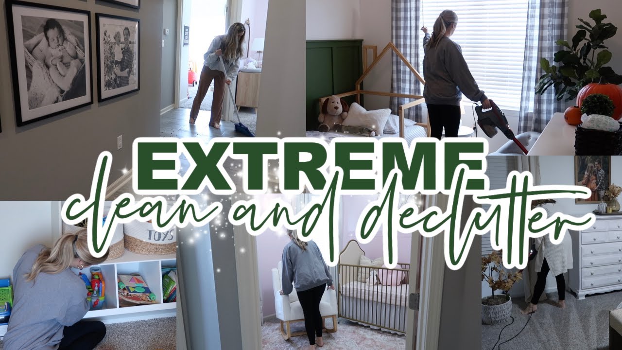EXTREME CLEAN WITH ME | DECLUTTER BEFORE THE HOLIDAYS! | DEEP CLEANING ...