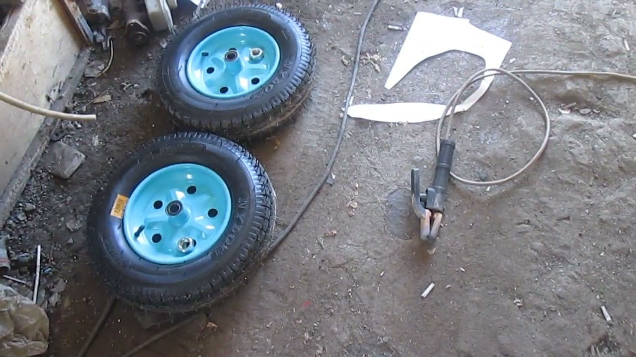 Задний адаптер к мотоблоку из г....на и палок - подробнее ! Tractor. Homemade