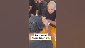 Arm Wrestling Khamzat Chimaev Via Frangoz TT 