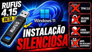 Nova Versão do Rufus Faz Instalação Silenciosa do Windows