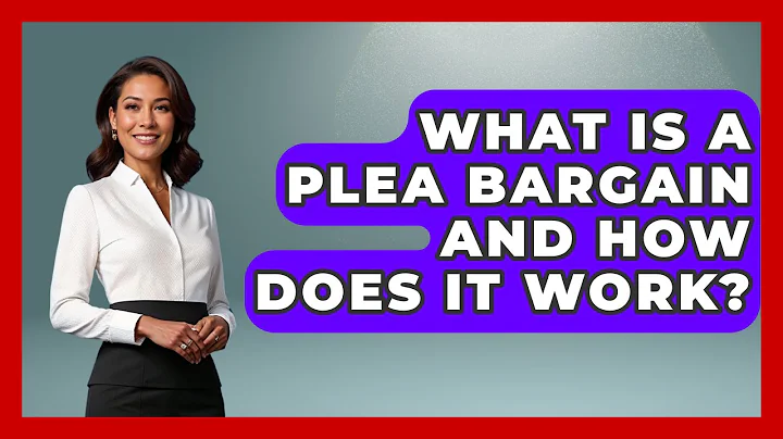 What Is A Plea Bargain And How Does It Work? - America First Democrats