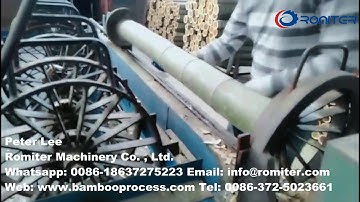 Automatic Bamboo Splitting Machine with Auto Discharging Function