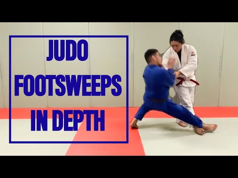 Judo footsweeps in depth