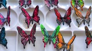 How to make Gum Paste Butterfly 폰던나비 만들기
