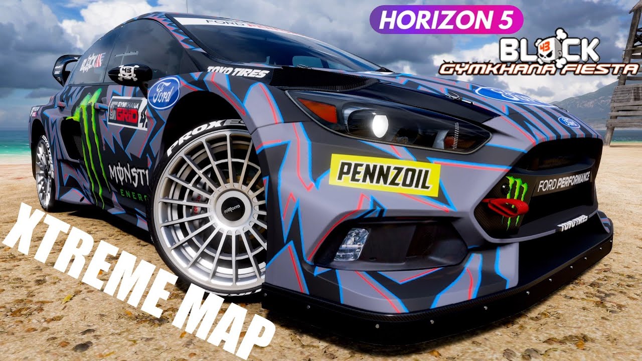 HOONIGAN GYMKHANA 10 FORD FOCUS TUNE DRIFT FORZA HORIZON 5 BEST CUSTOM