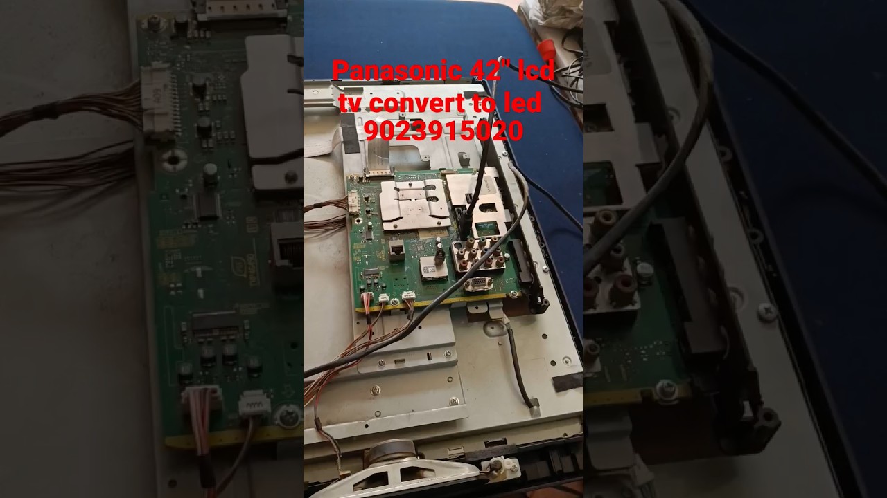 panasonic lcd tv convert to led