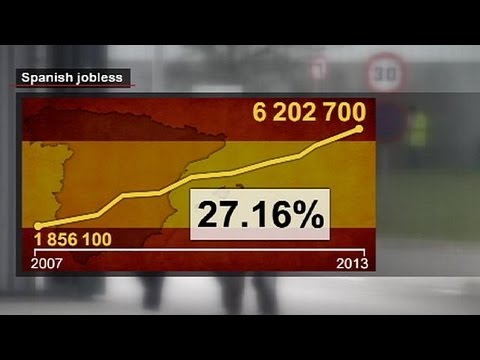 افزایش نگران کننده نرخ بیکاری در اسپانیا