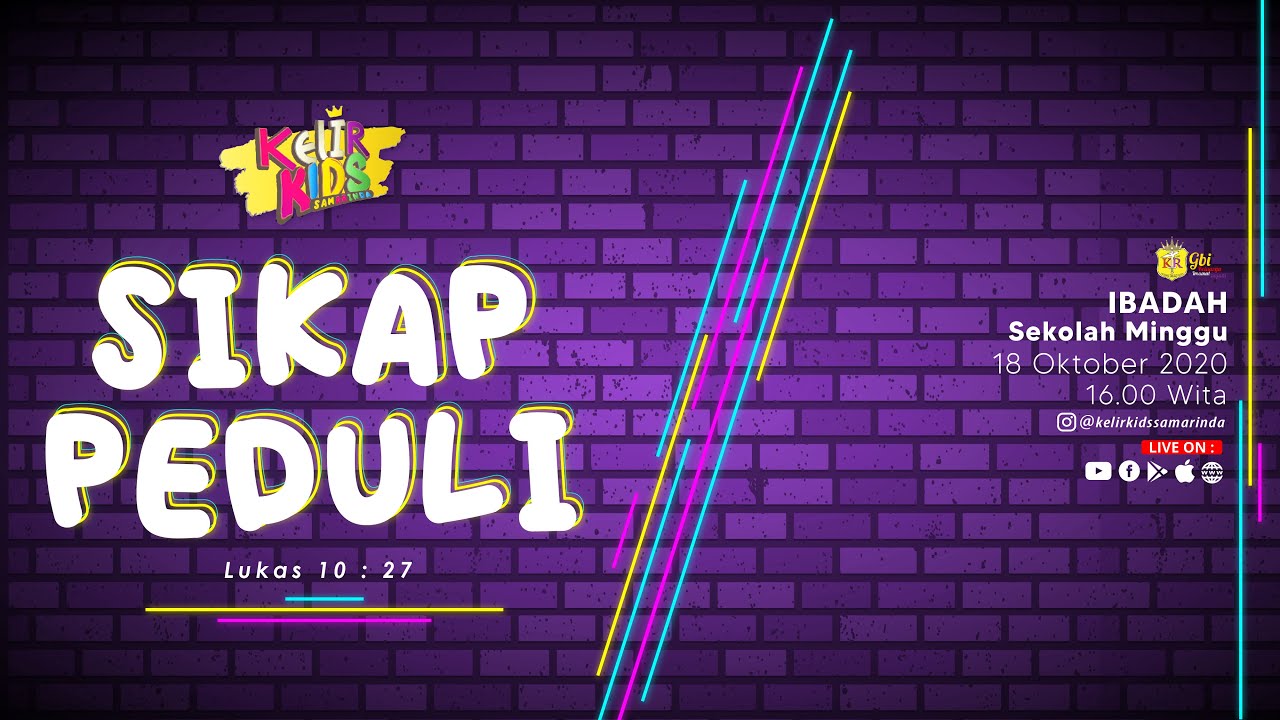 Kelir Kids Minggu 18 Oktober Sikap Peduli Lukas 10 27 Youtube