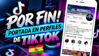 HOW TO ADD A COVER TO MY TIKTOK PROFILE 🇧🇴 | New Option (Tutorial)