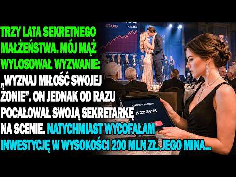Na Imprezie Mąż Pocałował Sekretarkę Na Scenie. Na Dole Wycofałam 200 Mln Pln Z Inwestycji. Potem...