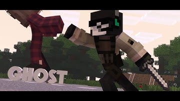 Intro minecraft : ghost (C4D+AE) Template