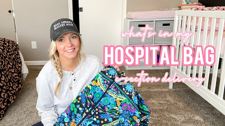 What’s in my hospital bag | 3rd pregnancy + c-section delivery