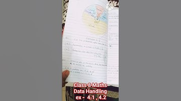 class 8 - maths - chapter 4 - Data Handling full chapter - exercise 4.1 & 4.2 - new syllabus / notes