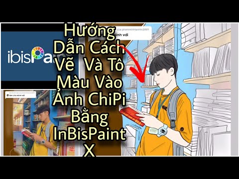 Hướng Dẫn Cách Vẽ Và Tô Màu Ảnh ChiPi Bằng InBis Paint X Cực Dễ TikTok Part 2 #ThỏPhêCỏTV