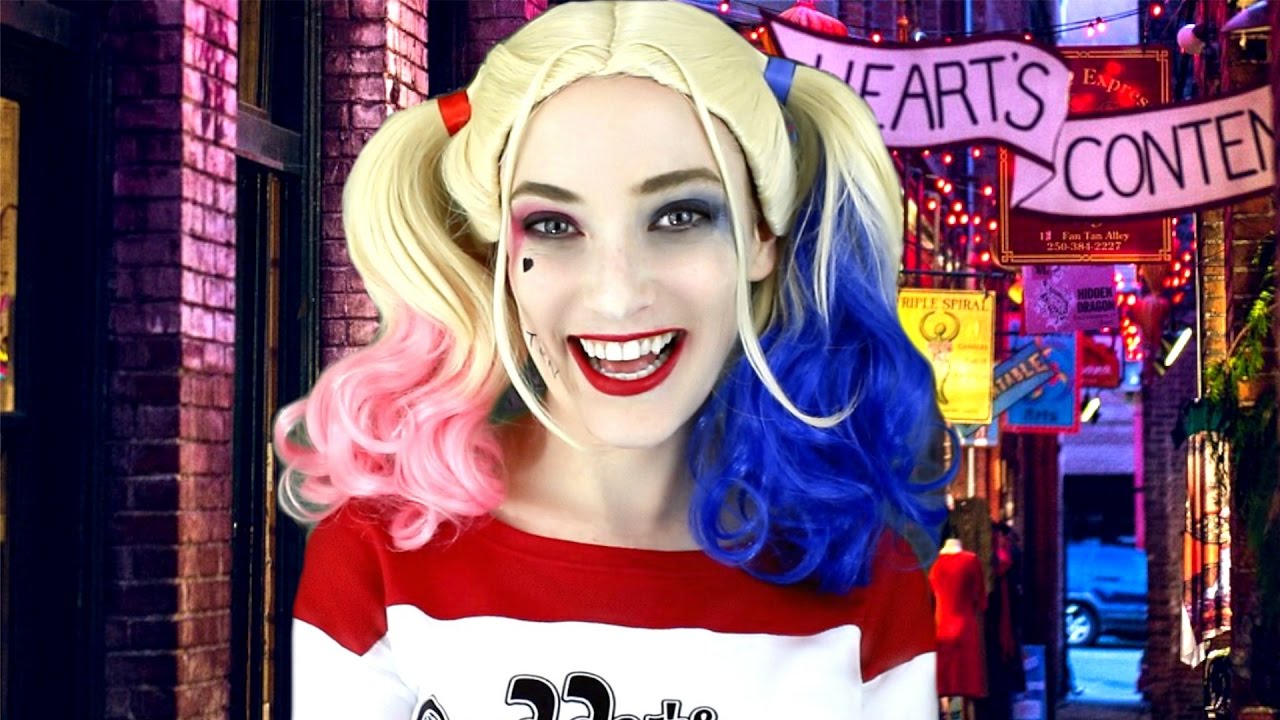 SUICIDE SQUAD HARLEY QUINN Makeup Tutorial Costume YouTube