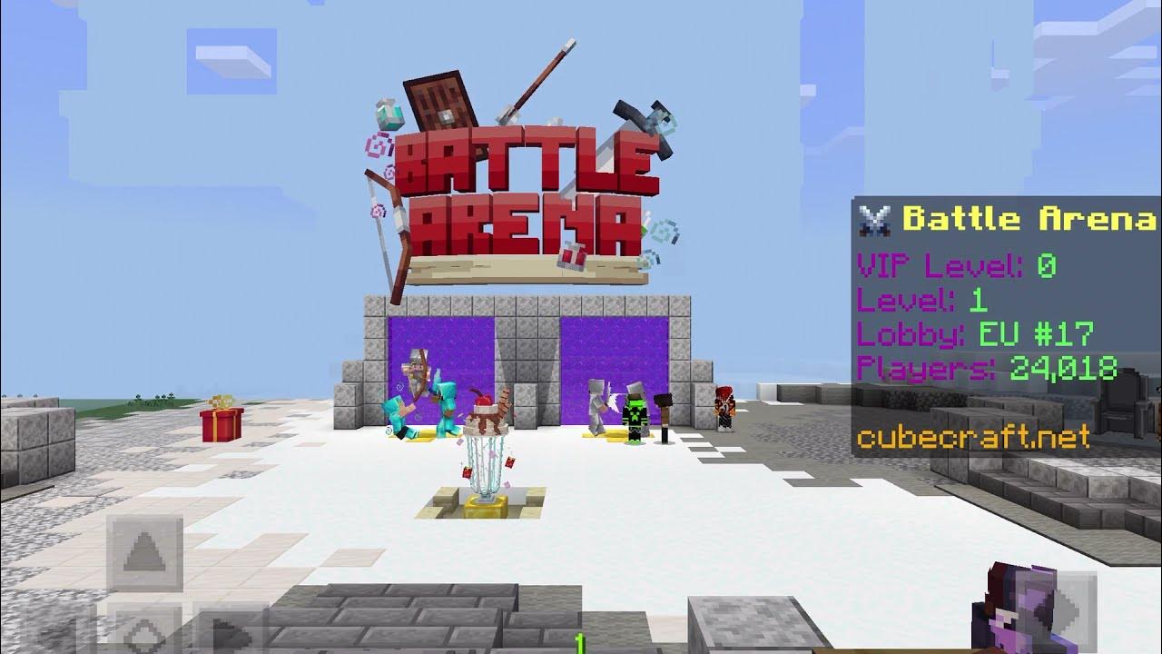 Minecraft CubeCraft Battle Arena Gameplay YouTube