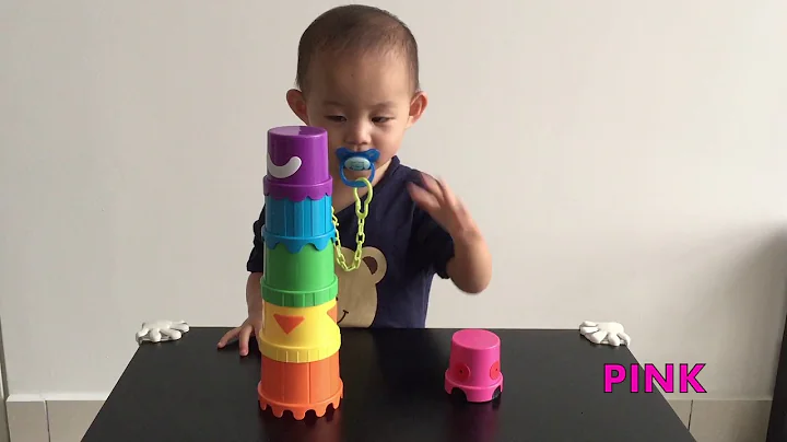 Baby Boy Stack Color Cups Learning Education Colors for Babies, Toddlers, Kids, Children