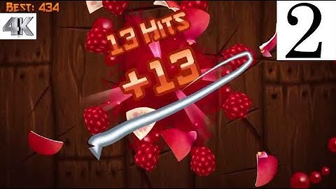 Fruit Ninja: Gameplay Walkthrough Part 2 - Slicing Fruit (IOS,Android)