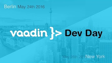 Vaadin DevDay 2016 - Optimizing Vaadin applications