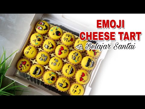 EMOJI CHEESE TART : Belajar Santai - YouTube