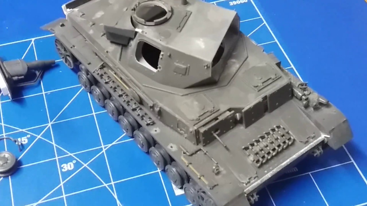 Tamiya 1/35 Panzer Kampfwagen IV Ausf. D pt. 4 - YouTube