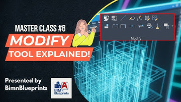 AutoCAD Modify Toolbar: Speed Up Your Workflow #class6 Part2 #bimnblueprints #autocad #bim