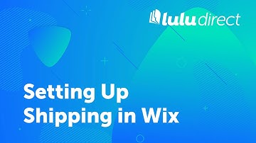 Setting Up Shipping in Wix